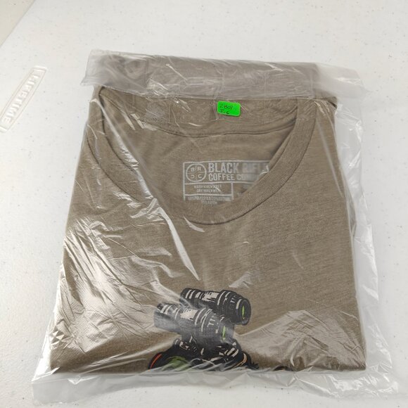 Black Rifle Coffee Company Shirt Mens XXL 2XL Green Trash Panda Raccoon BRCC - Picture 10 of 11